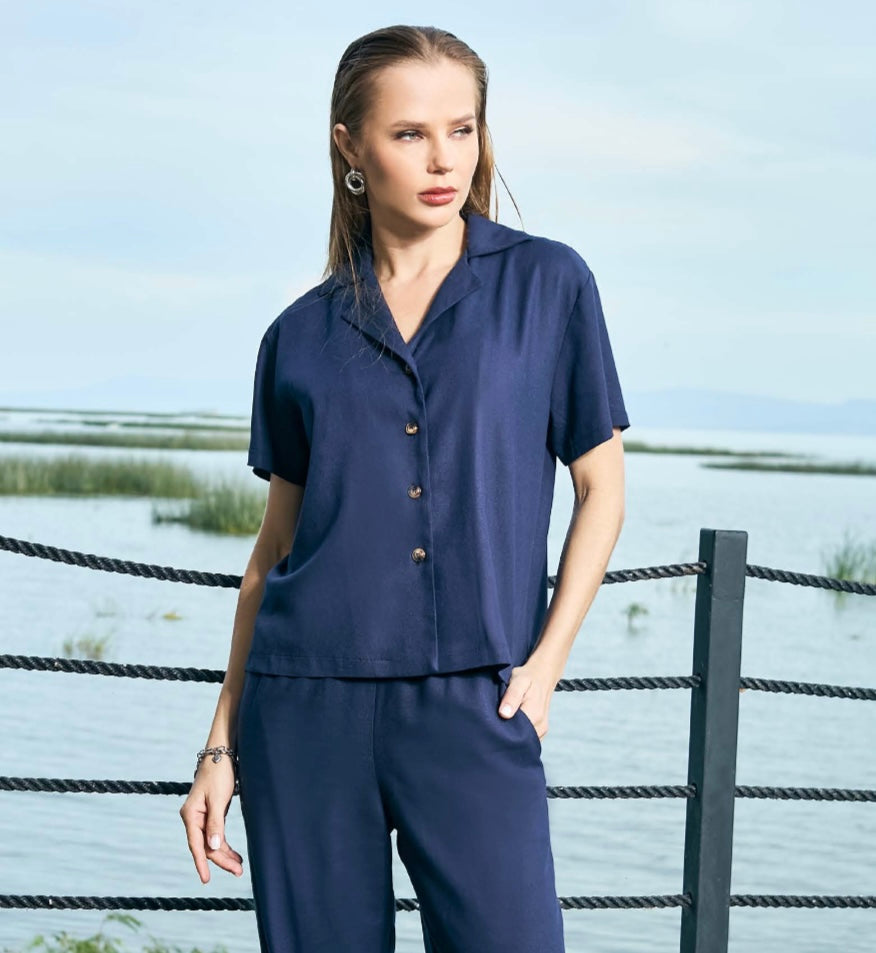 Blusa Marino
