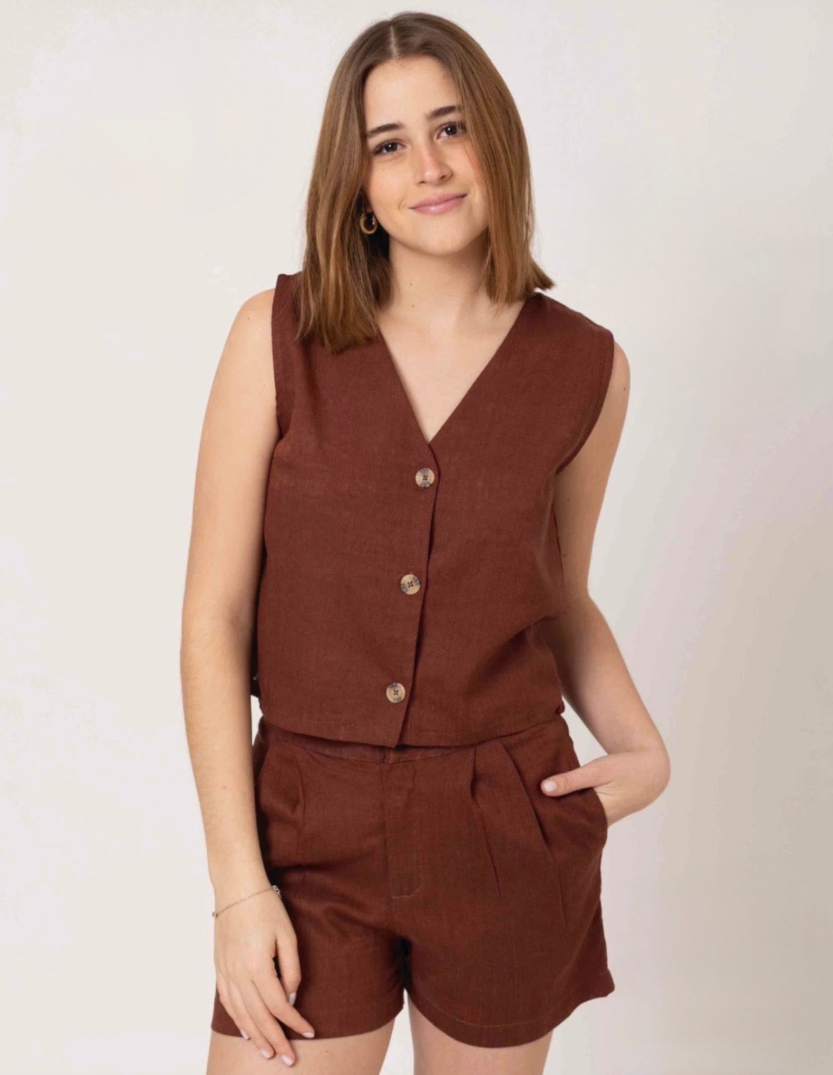 Conjunto Short Café