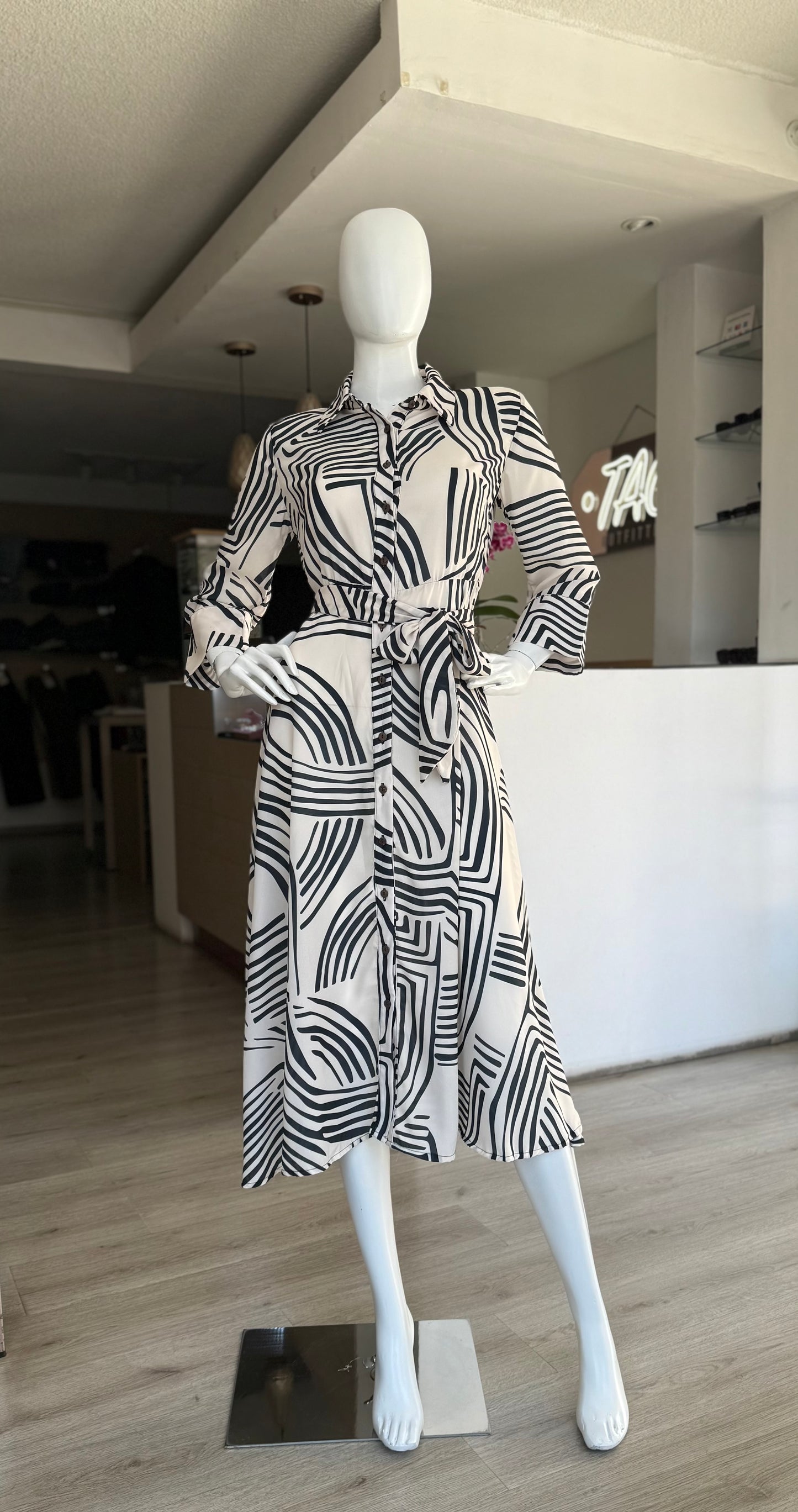 Vestido Ivory Print