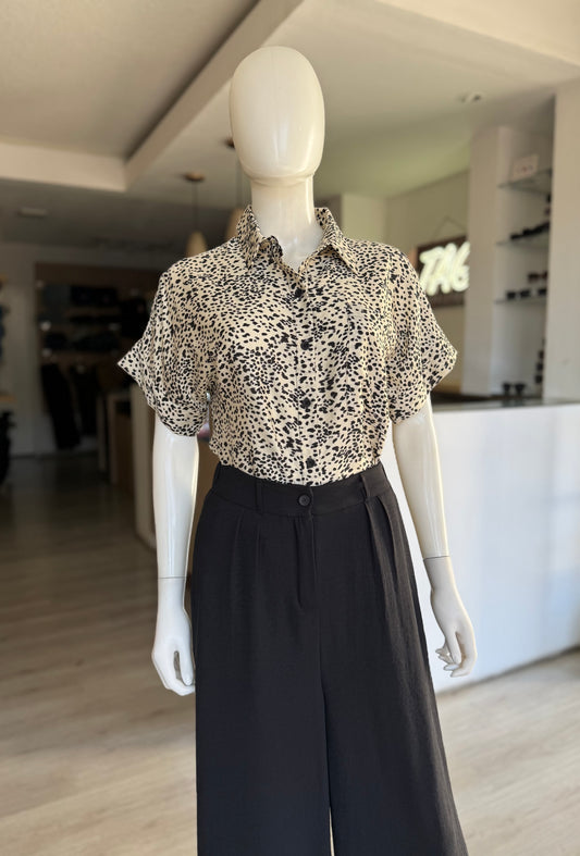 Blusa Beige Print