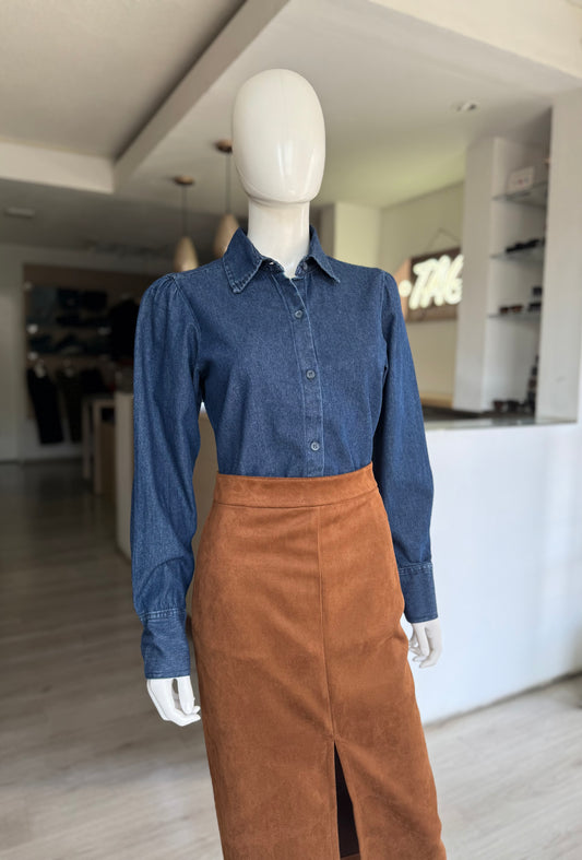 Blusa Mezclilla