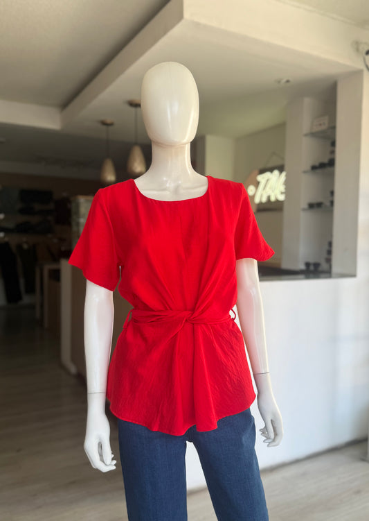 Blusa Nudo Roja