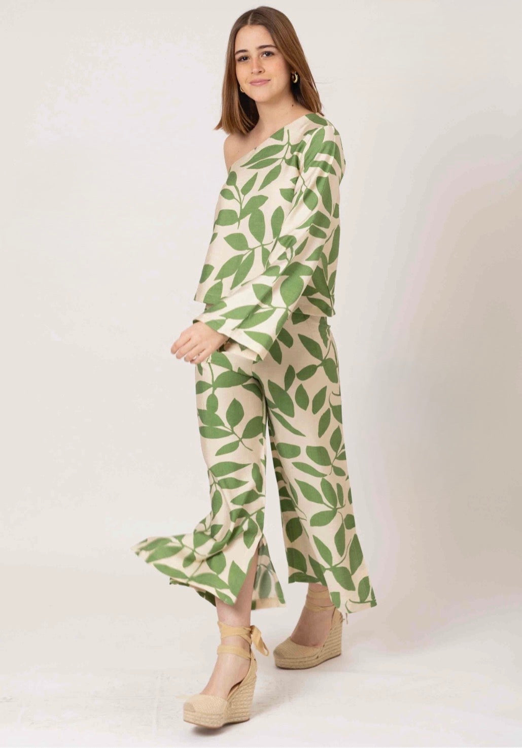Pantalón Print Verde