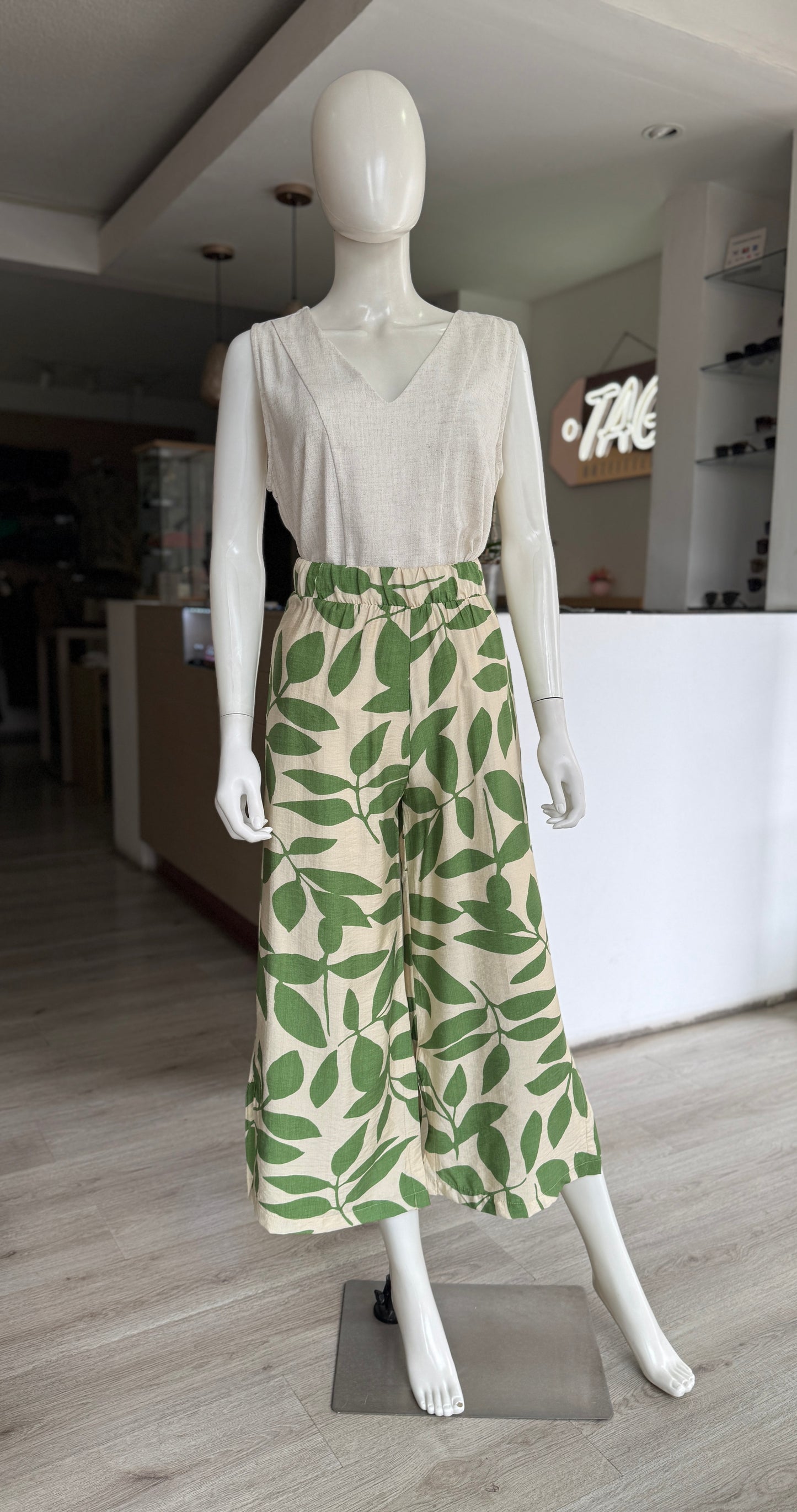 Pantalón Print Verde