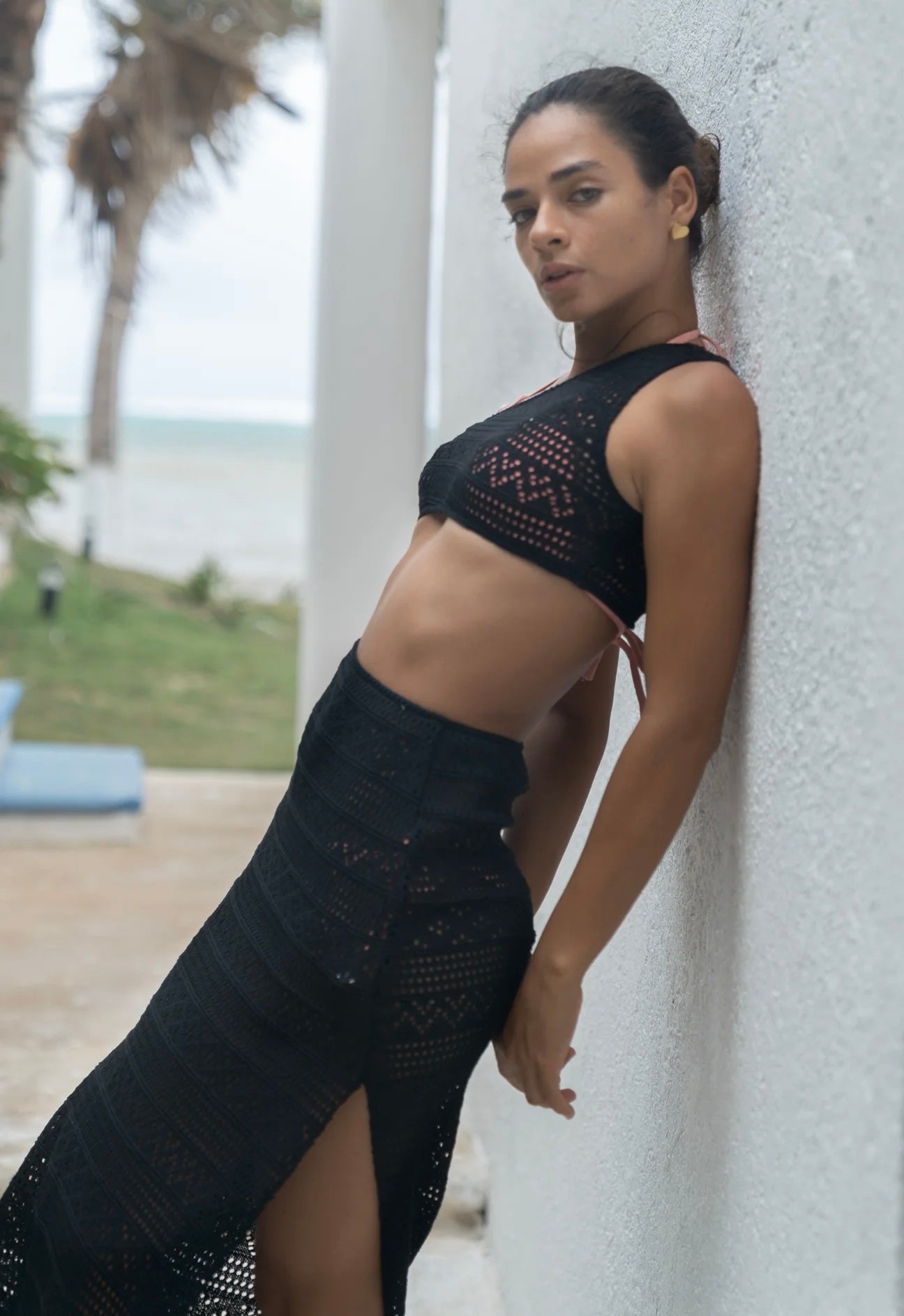 Salida de Playa Vestido Negro