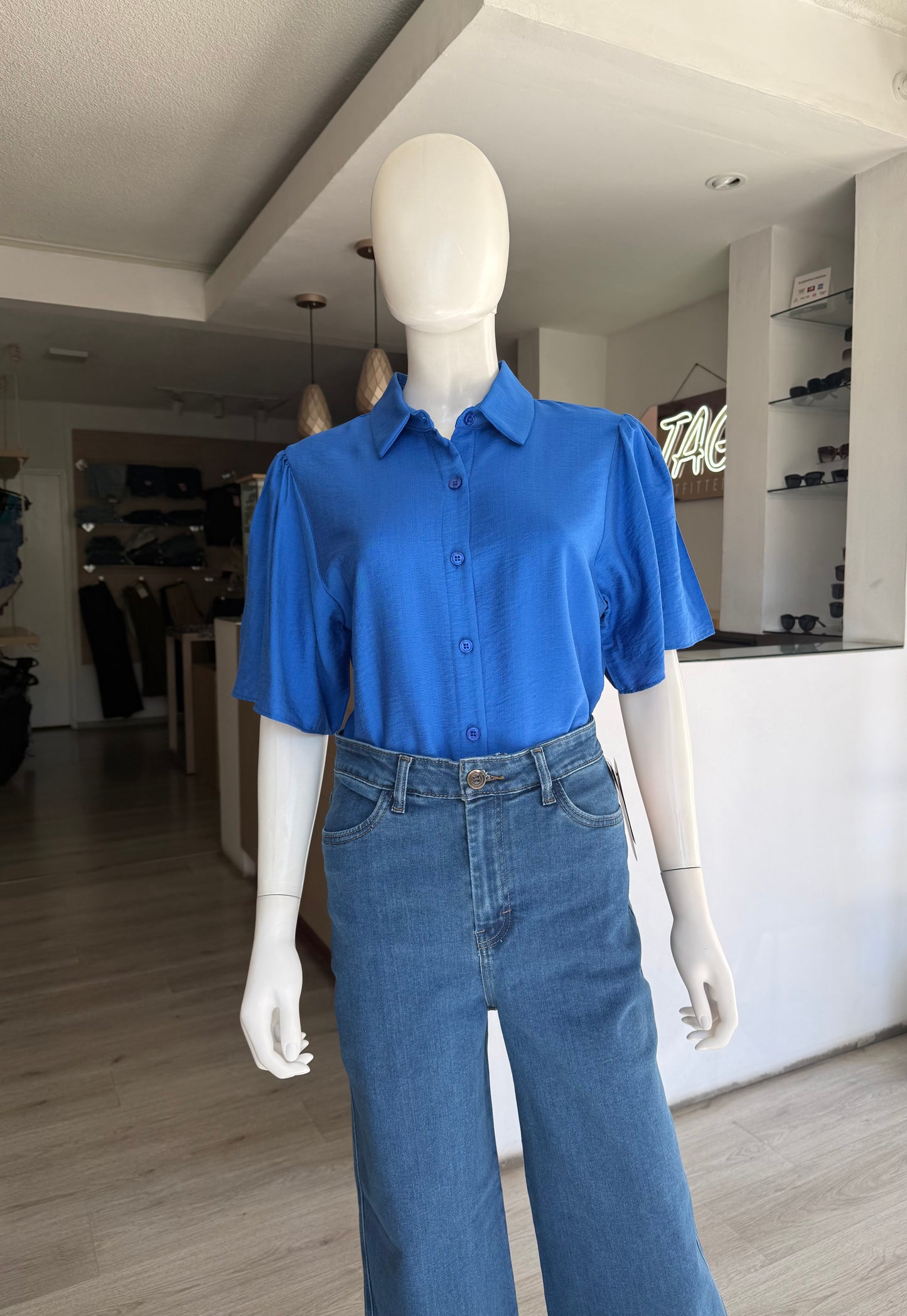 Blusa Azul Rey