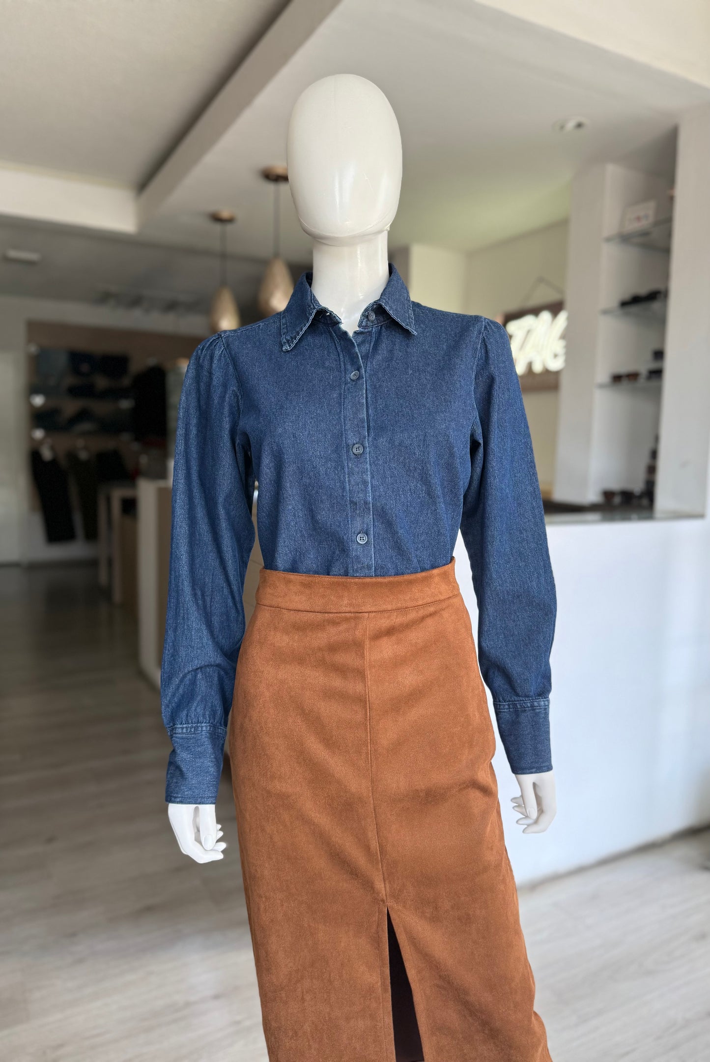 Blusa Mezclilla