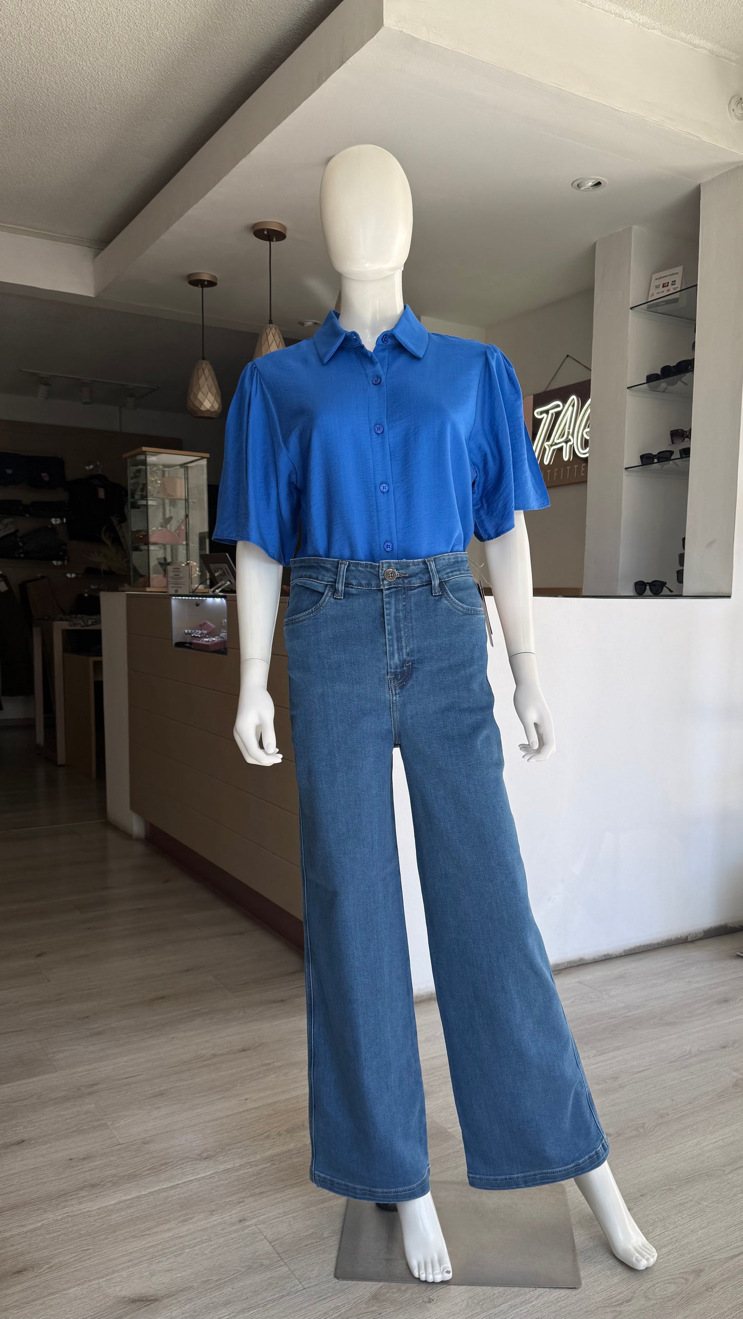 Blusa Azul Rey