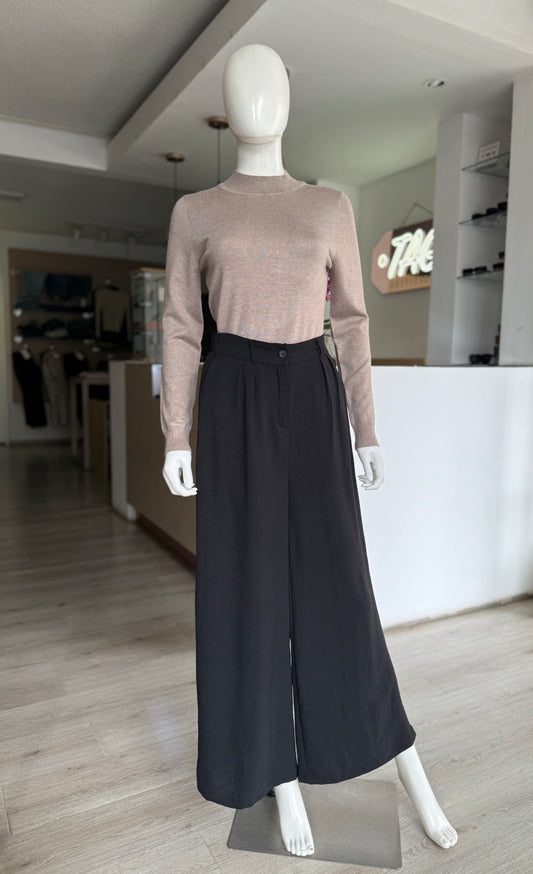 Pantalón Ancho Negro