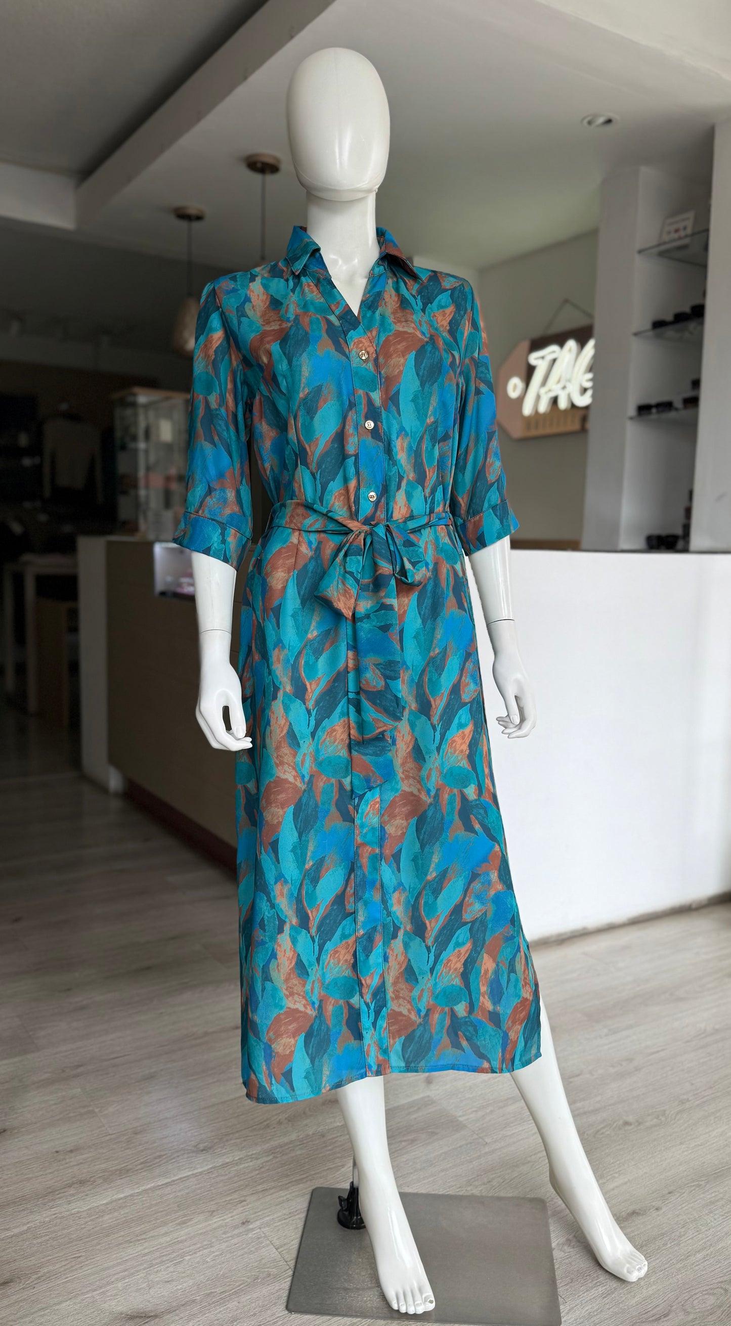 Vestido Print Azul