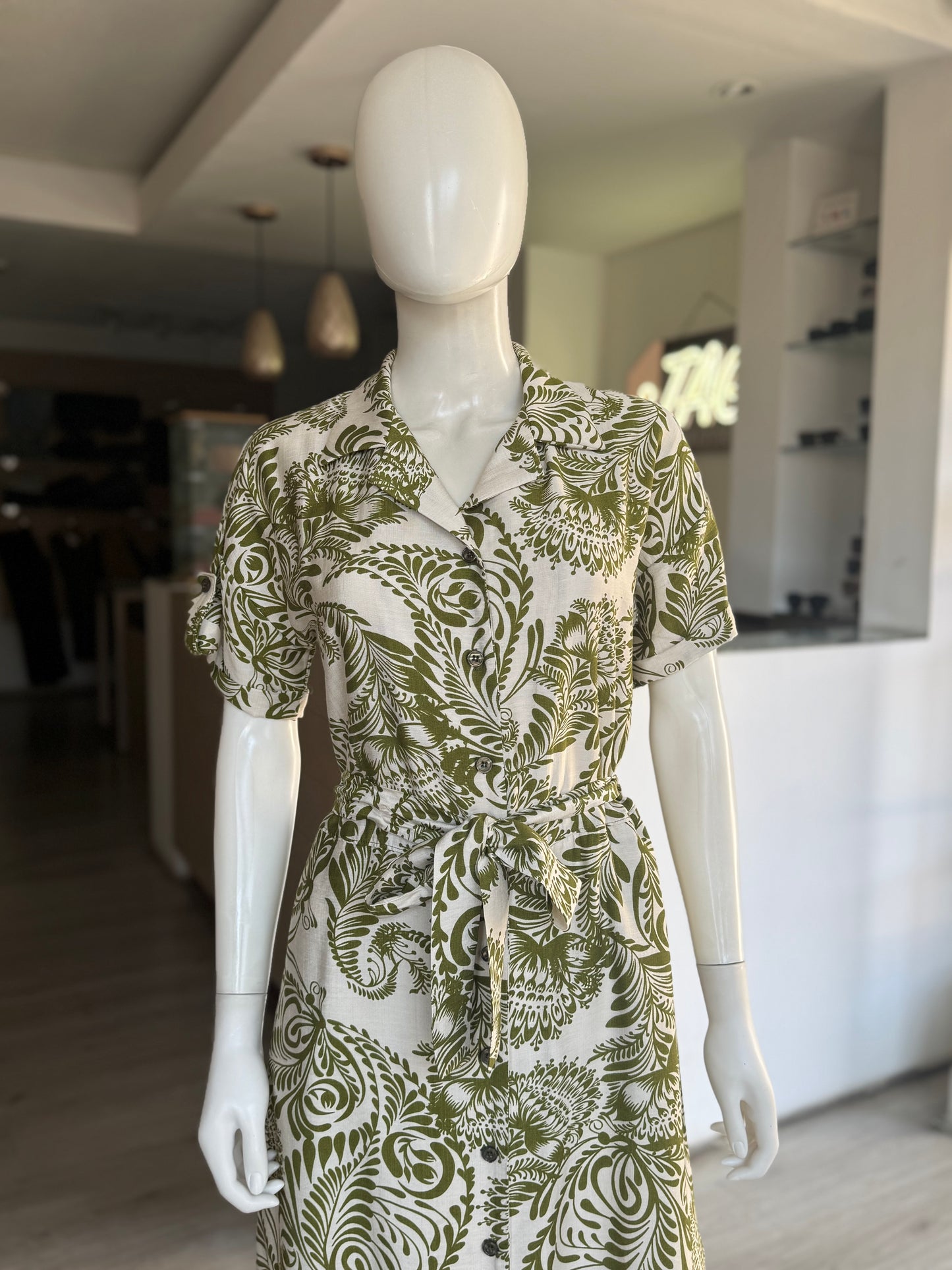 Vestido Print Verde