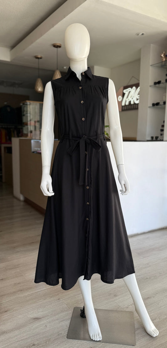 Vestido Midi Negro