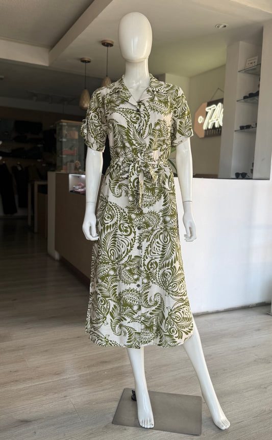 Vestido Print Verde