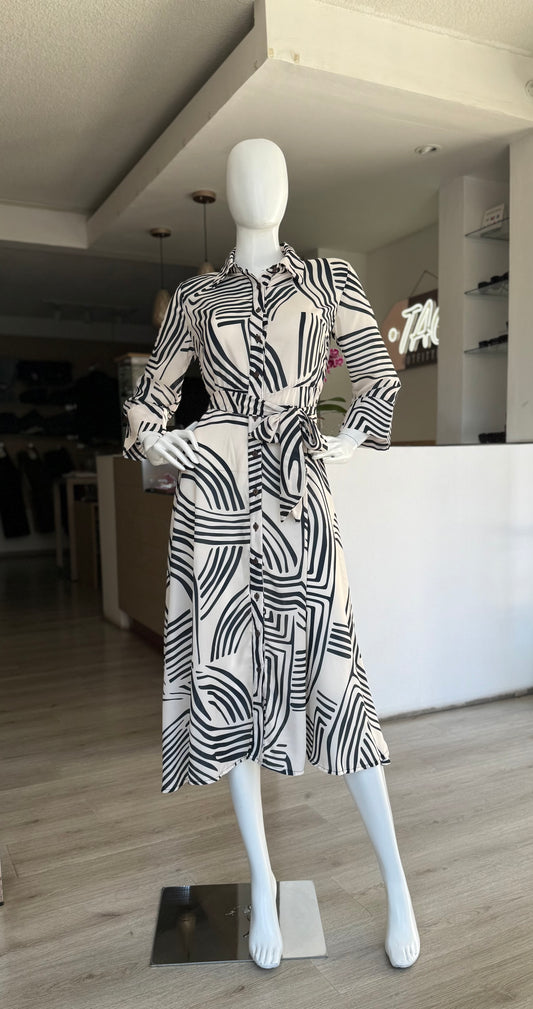 Vestido Ivory Print