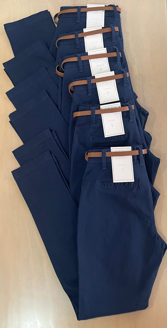 Pantalón Gabardina Marino